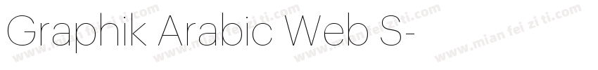 Graphik Arabic Web S字体转换